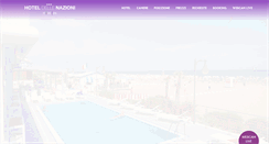 Desktop Screenshot of hoteldellenazionicaorle.it